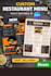 design a professional restaurant menu in canva