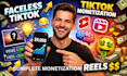 create viral tiktok faceless videos for tiktok creativity monetization program