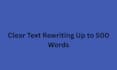 rewrite up to 500 words of your website or your bio