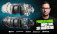 create industrial machinery 3d models and realistic renders