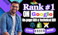 optimize on page SEO for odoo, showit, shopify, wordpress or wix website