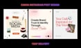 design canva instagram post facebook post social media design