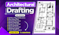 draw architect, house plans, floor plan, architectural and construction drawings
