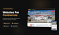 design a professional squarespace website for contractors