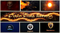 create a striking fire intro with custom logo animation