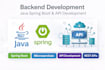 develop backend, API, database and front end