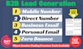 do b2b lead generation, linkedin lead, prospect email list building, zero bounce