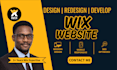 custom wix website design wix redesign wix development landing page ecommerce