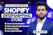 build shopify website,design redesign shopify store, shopify dropshipping store
