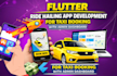 flutter ride hailing app development for taxi booking with admin dashboard