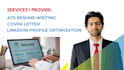 craft ats resume, CV, cover letter and linkedin optimization