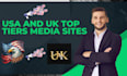 write press release pr distribution to top tiers UK USA press release
