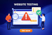 test your website for bugs, usability and responsiveness