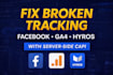 set up hyros conversion tracking with meta capi and GTM