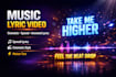 create cinematic music lyric video with synced animated lyrics for country song