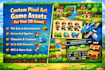 do pixel art assets character animation tileset sprite sheet pokemon sprite
