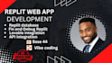 develop replit ai web app fix and a lovable API integration base 44