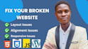 fix website bugs and issues quickly
