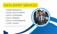 do excel data entry, data entry, PDF to excel data entry