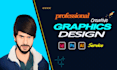 design clean and simple posters, flyers, banners, and social media posts