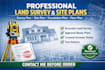 provide land survey, boundary survey, plot subdivided, map drawing, site survey