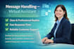 manage messages and customer replies professionally