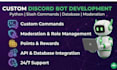 create custom discord bots for you
