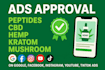write compliant ad copy peptide supplement campaigns google ads approval neutral