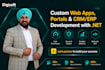 develop saas, CRM and erp using dot net