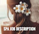 create professional spa staff job descriptions