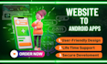 convert your website into a professional android app
