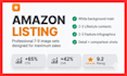 design high CTR amazon main image, listing images and amazon storefront design