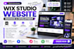 design a wix studio website with cms and dynamic content