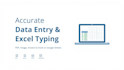 do accurate data entry, excel cleanup, and spreadsheet organization