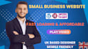 build, a fast mobile friendly small business website