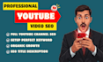 optimize youtube channel and video