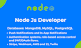 professional node js developer custom web apps, bug fixing API integrations
