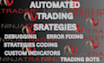 develop, debugging, and optimizing ninjatrader automated trading strategies