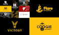 do creative modern business logo design business or brand