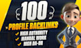 profile backlinks high authority white hat SEO da DR 90 plus