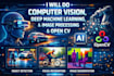 do computer vision, deep machine learning, image processing, and open cv