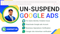 fix google ads suspension using same identity document policy issues