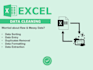 fix messy excel data, clean and format professionally