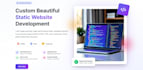 build a clean, fast and responsive website using HTML CSS and javascript