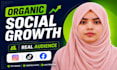 do organic social media promotion for real audience growth