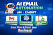 create ai agent email auto reply automation using n8n