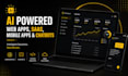 develop ai powered web apps, saas, mobile apps and chatbots