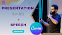 design your presentation slides with their speech