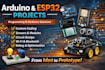 do arduino, esp32 programming, coding and complete projects