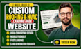 build a custom roofing or hvac landing page website